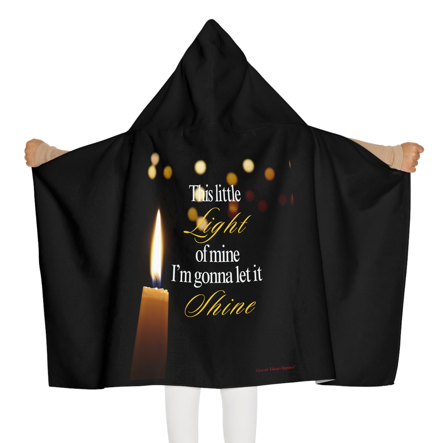 "This Little Light": Youth Hooded Towel