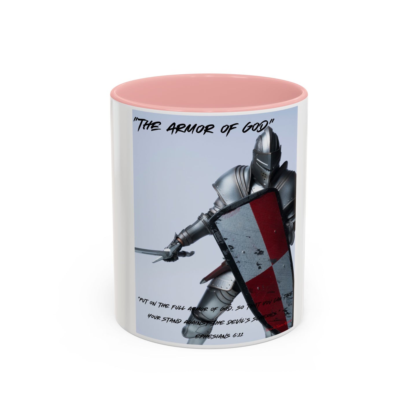 "Armor of God": Accent Coffee Mug (11, 15oz)