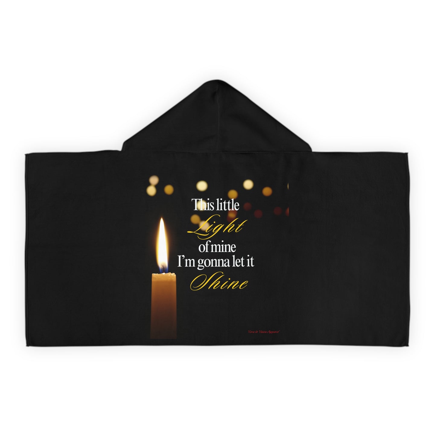 "This Little Light": Youth Hooded Towel