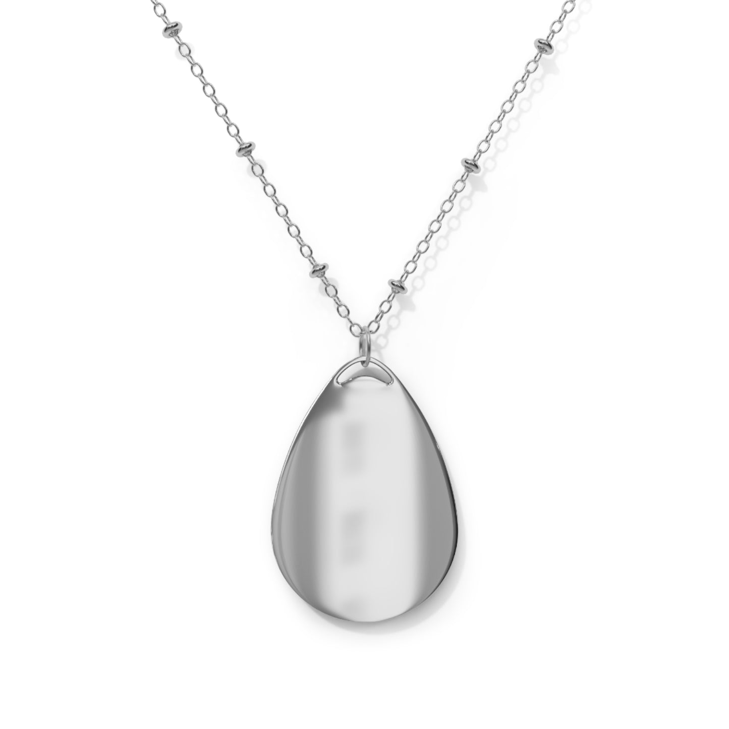 Far More Precious Oval Necklace