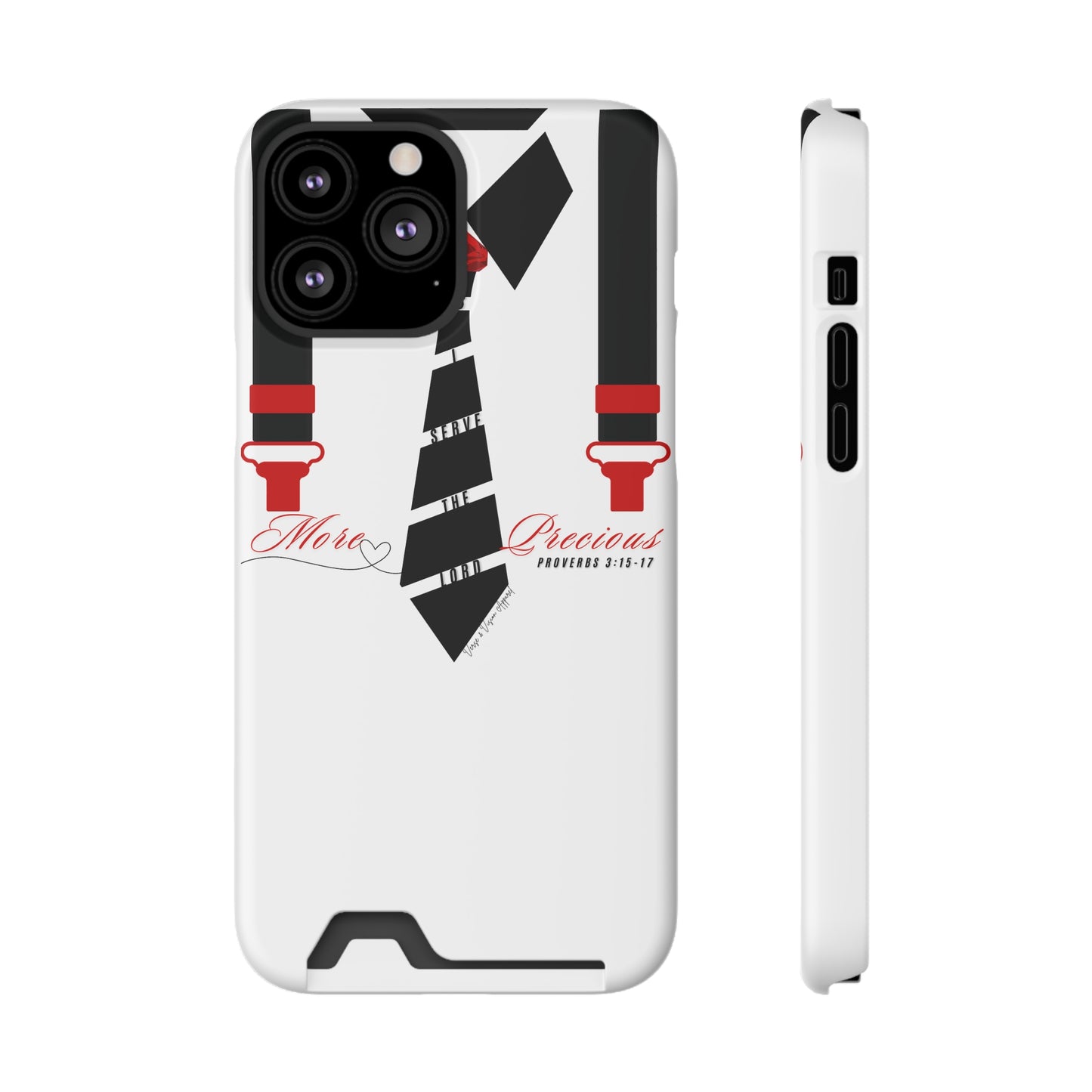 "Ruby, More Precious: Phone Case with Card Holder