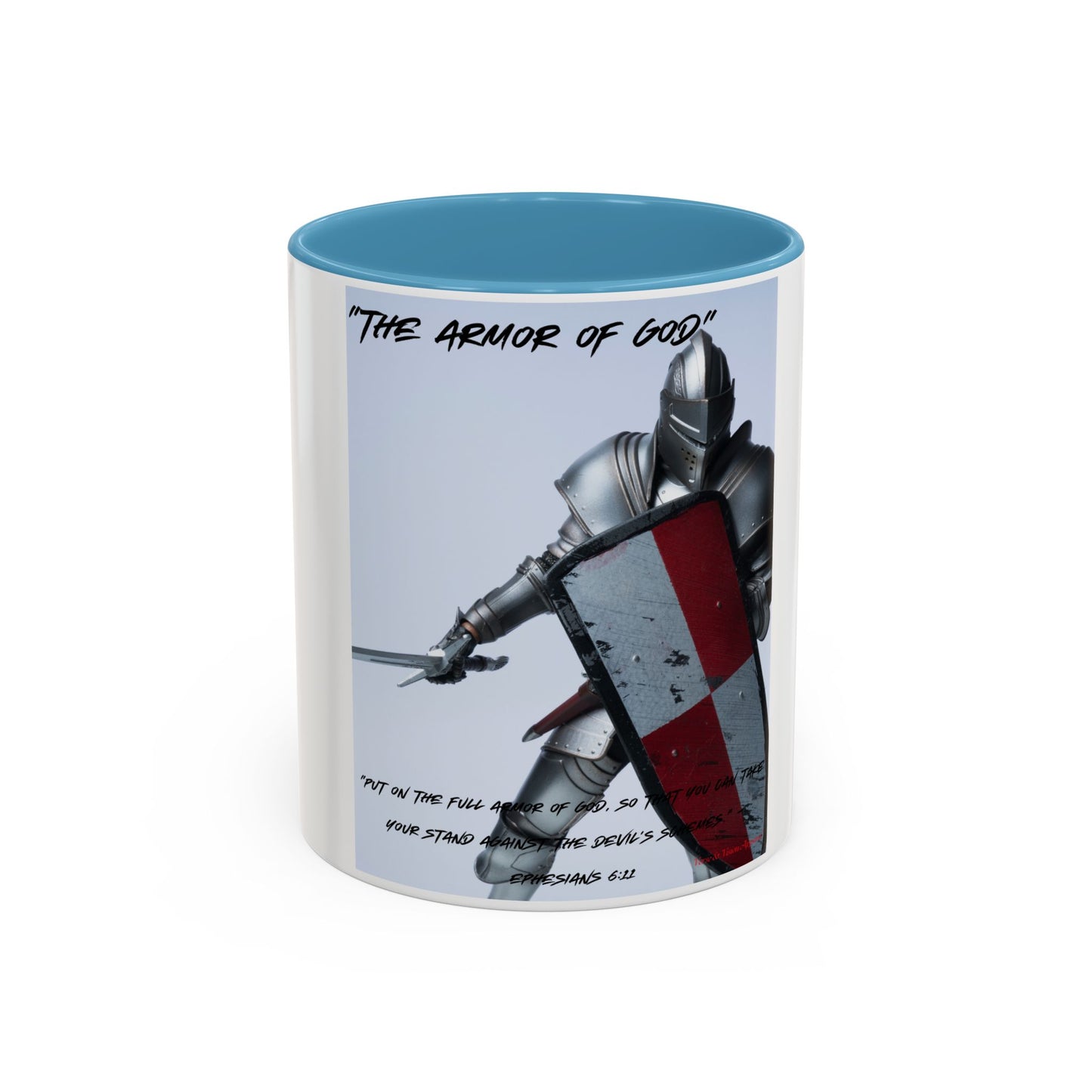 "Armor of God": Accent Coffee Mug (11, 15oz)