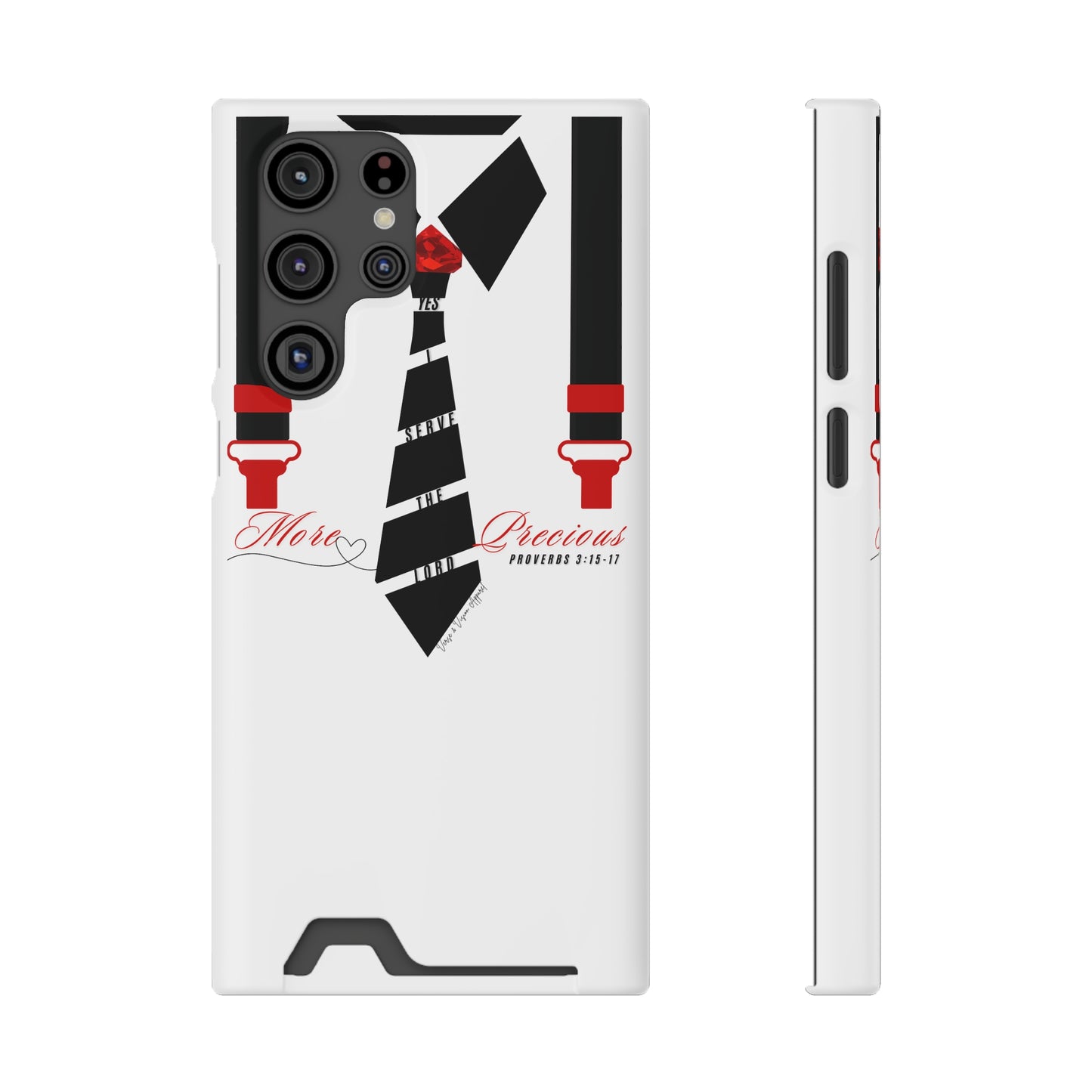 "Ruby, More Precious: Phone Case with Card Holder