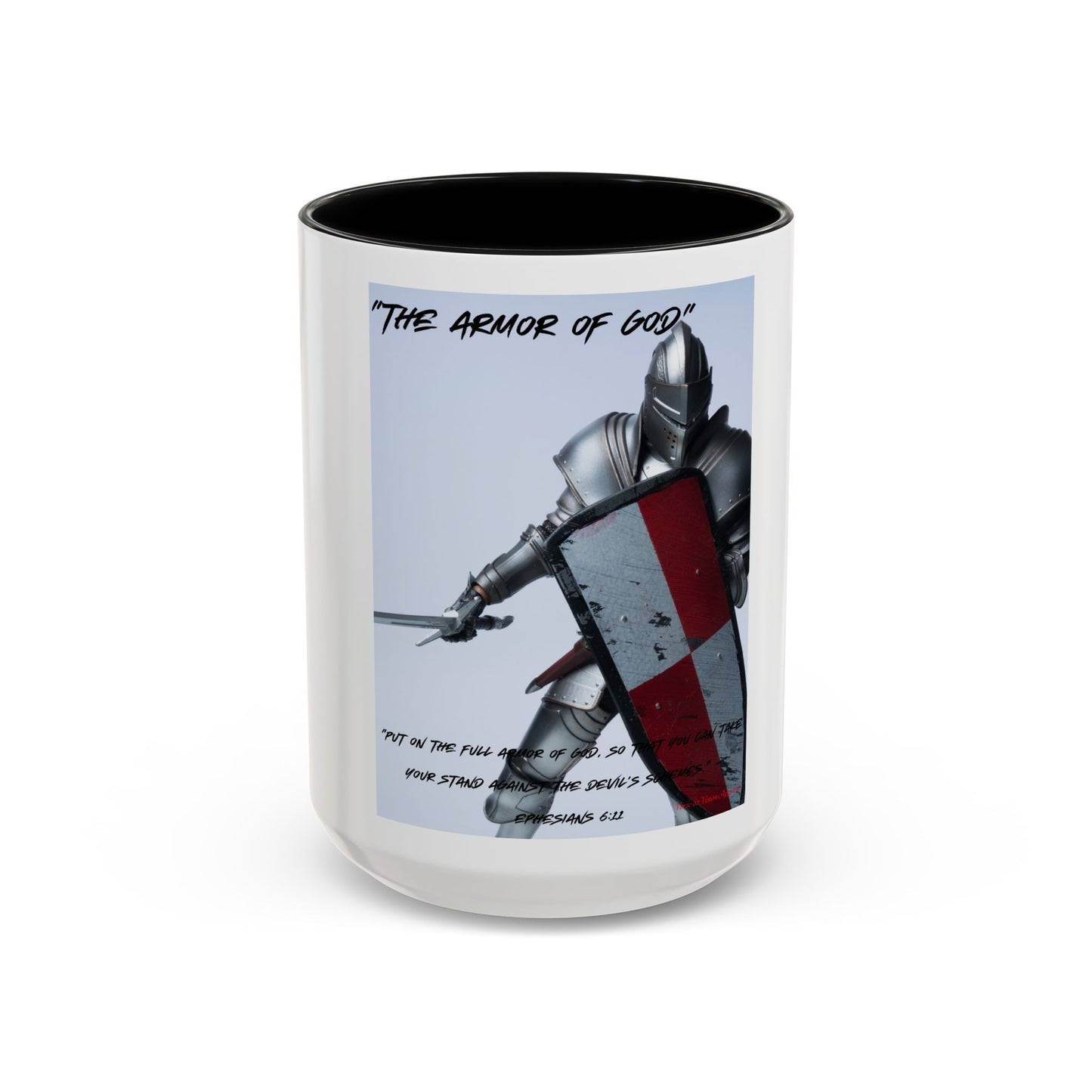 "Armor of God": Accent Coffee Mug (11, 15oz)