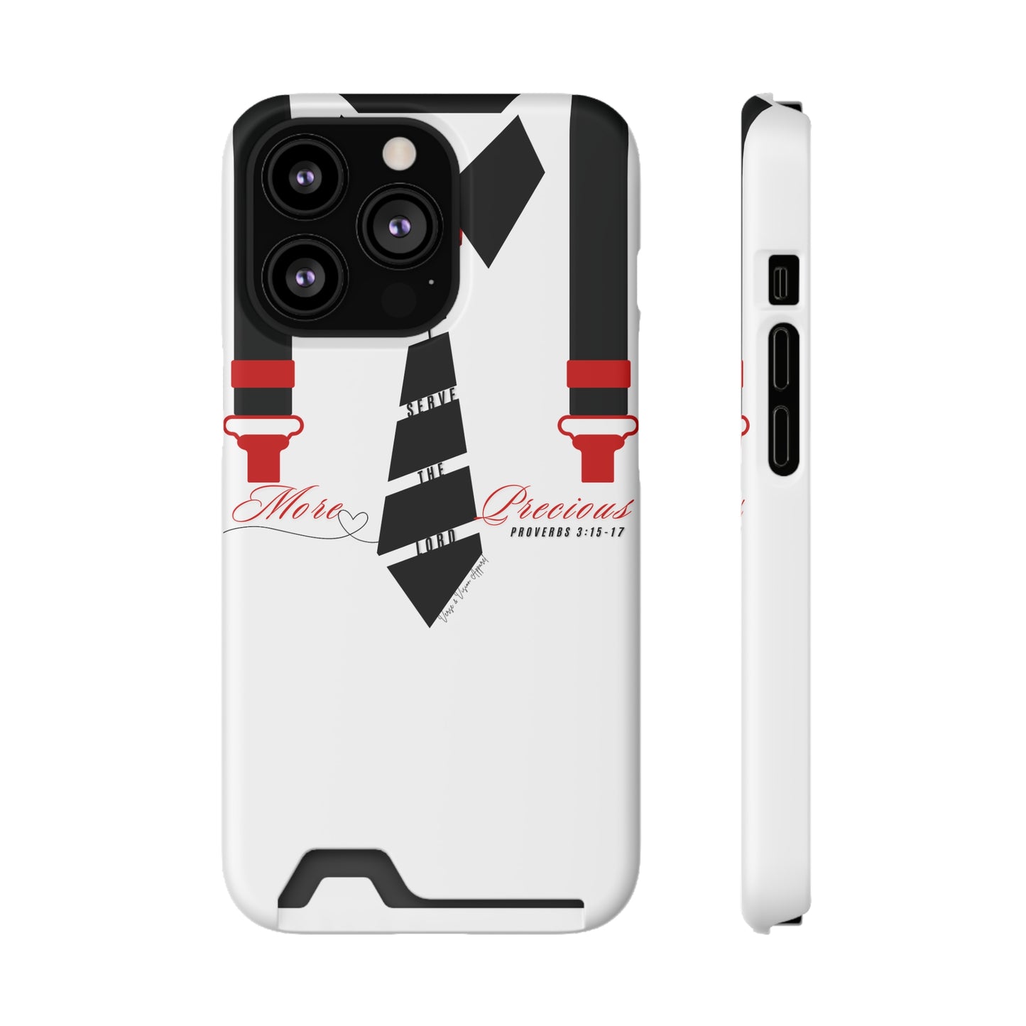 "Ruby, More Precious: Phone Case with Card Holder