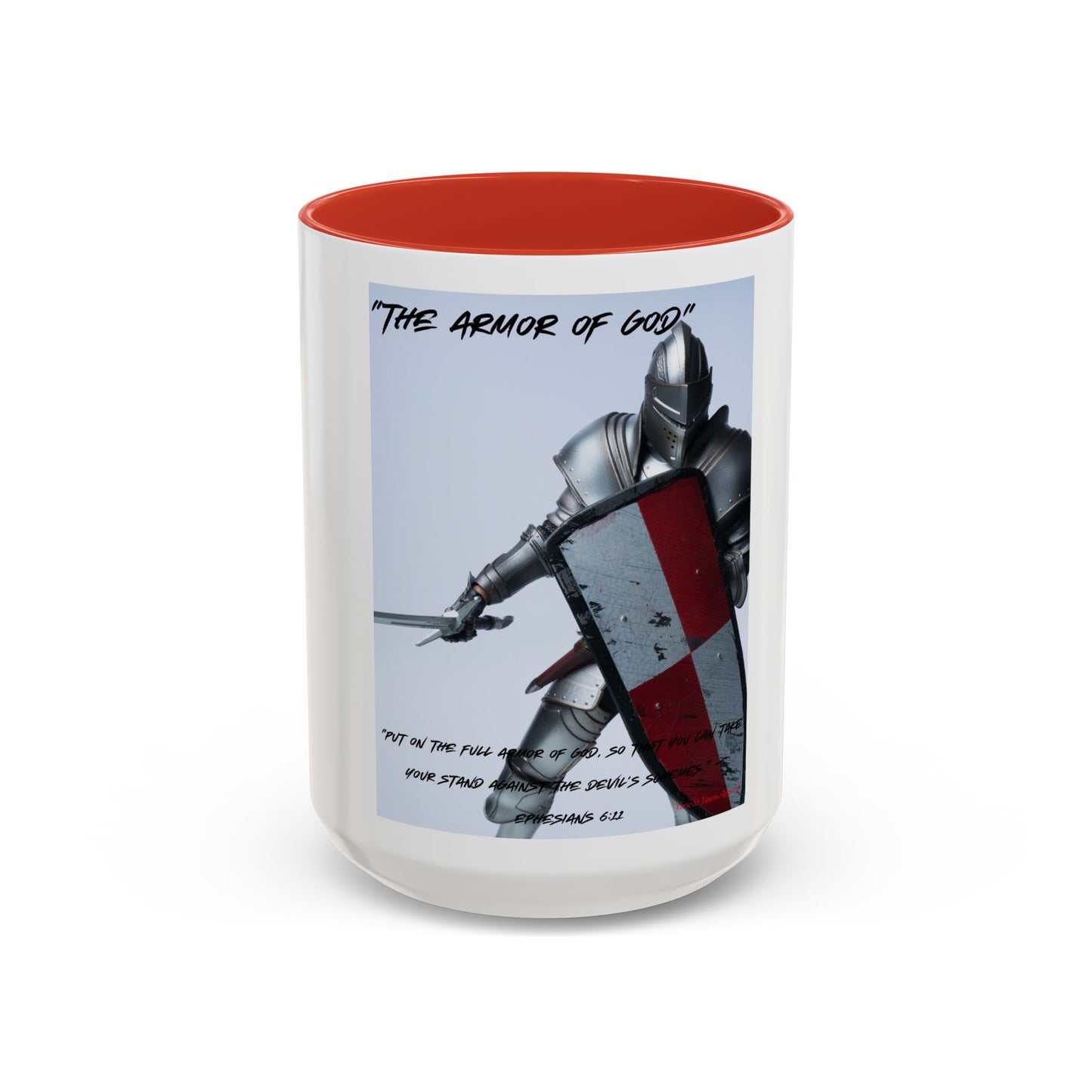 "Armor of God": Accent Coffee Mug (11, 15oz)
