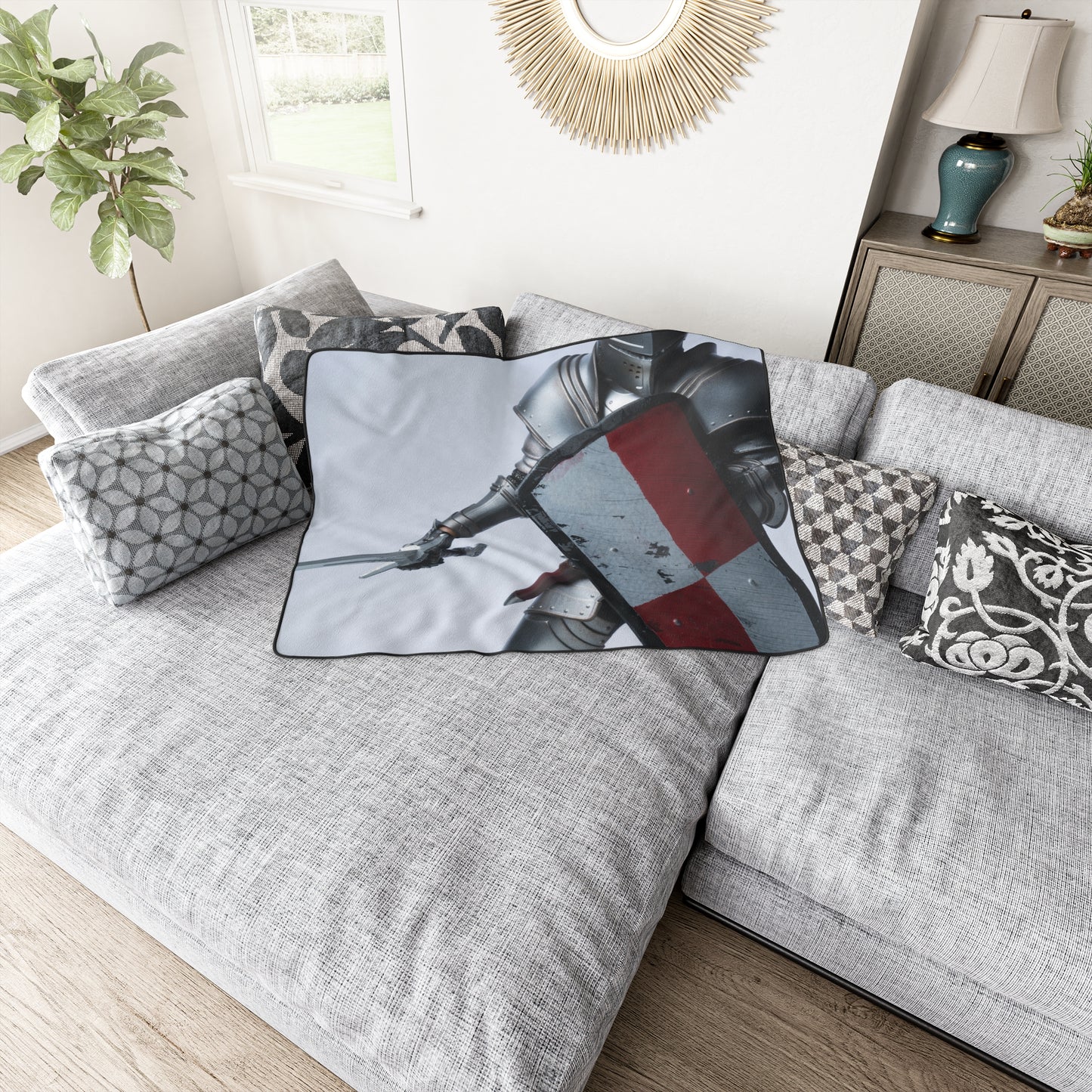 "Armor of God": Polyester Blanket