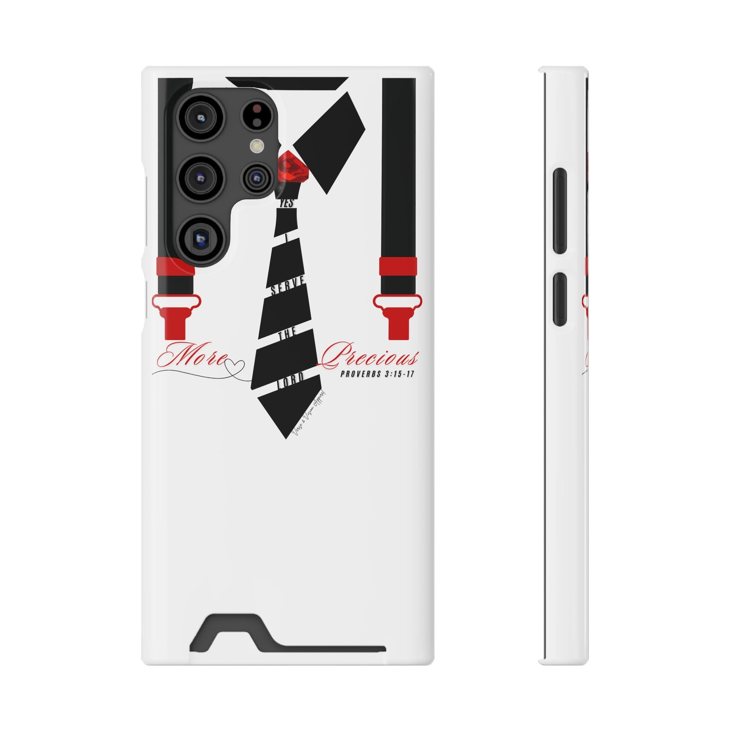 "Ruby, More Precious: Phone Case with Card Holder