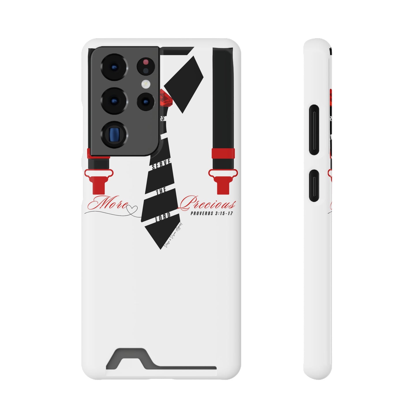 "Ruby, More Precious: Phone Case with Card Holder