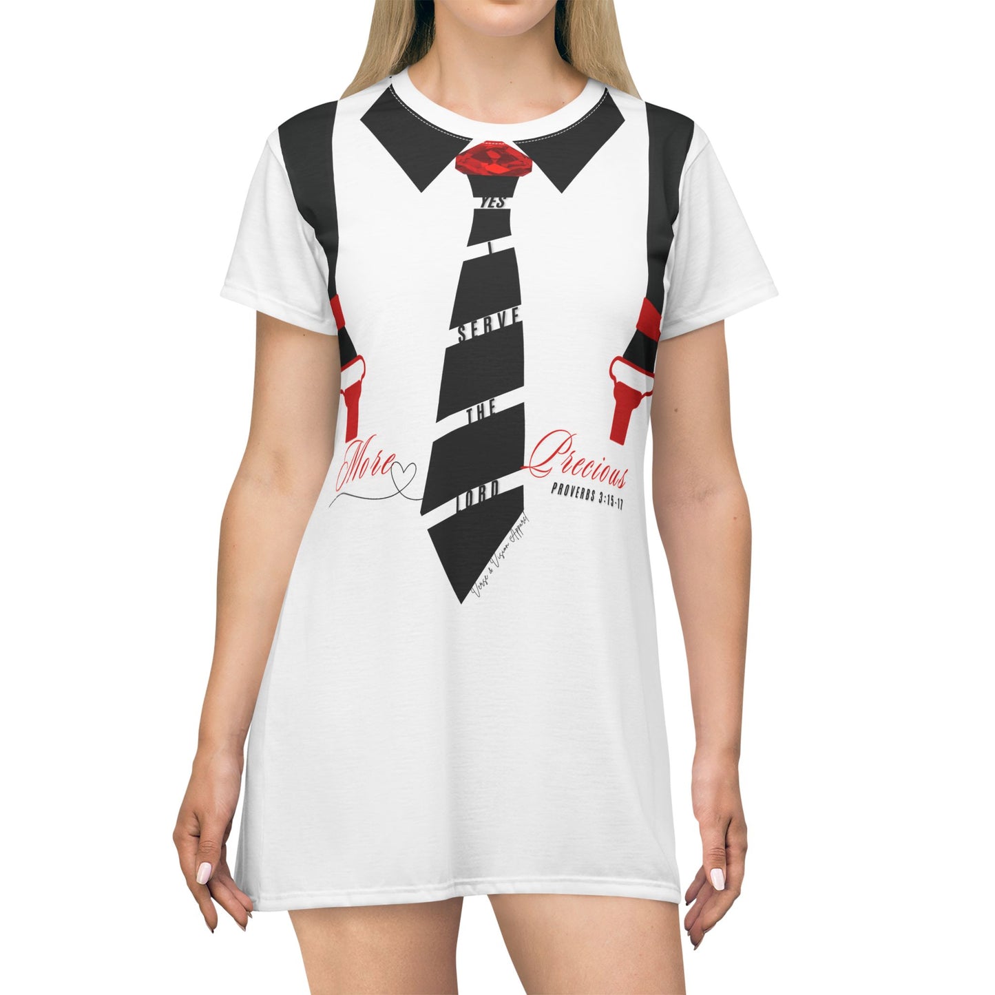 "Ruby, More Precious: T-Shirt Dress (AOP)