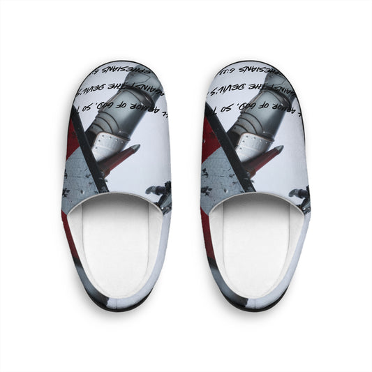 "Armor of God": Men's Indoor Slippers