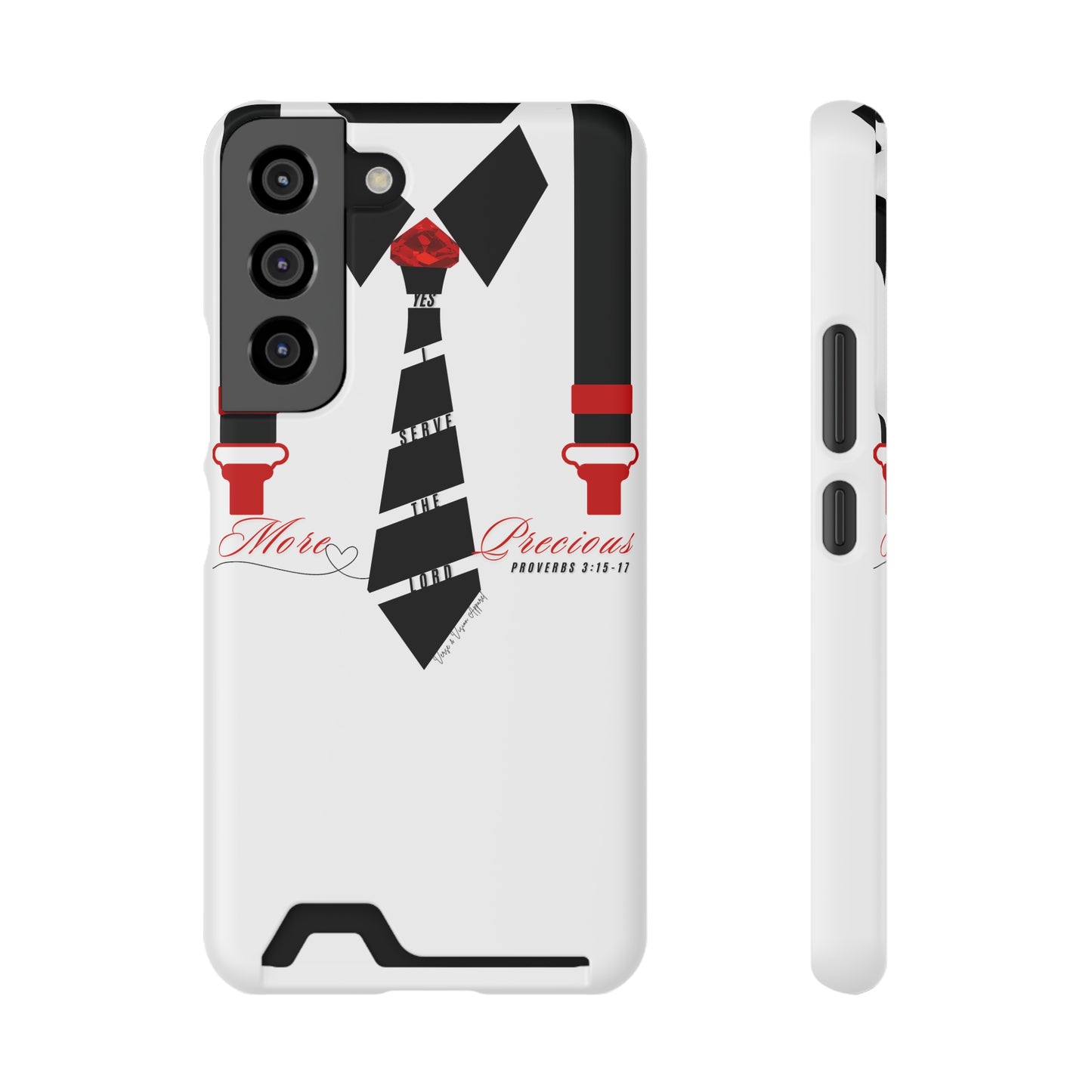 "Ruby, More Precious: Phone Case with Card Holder