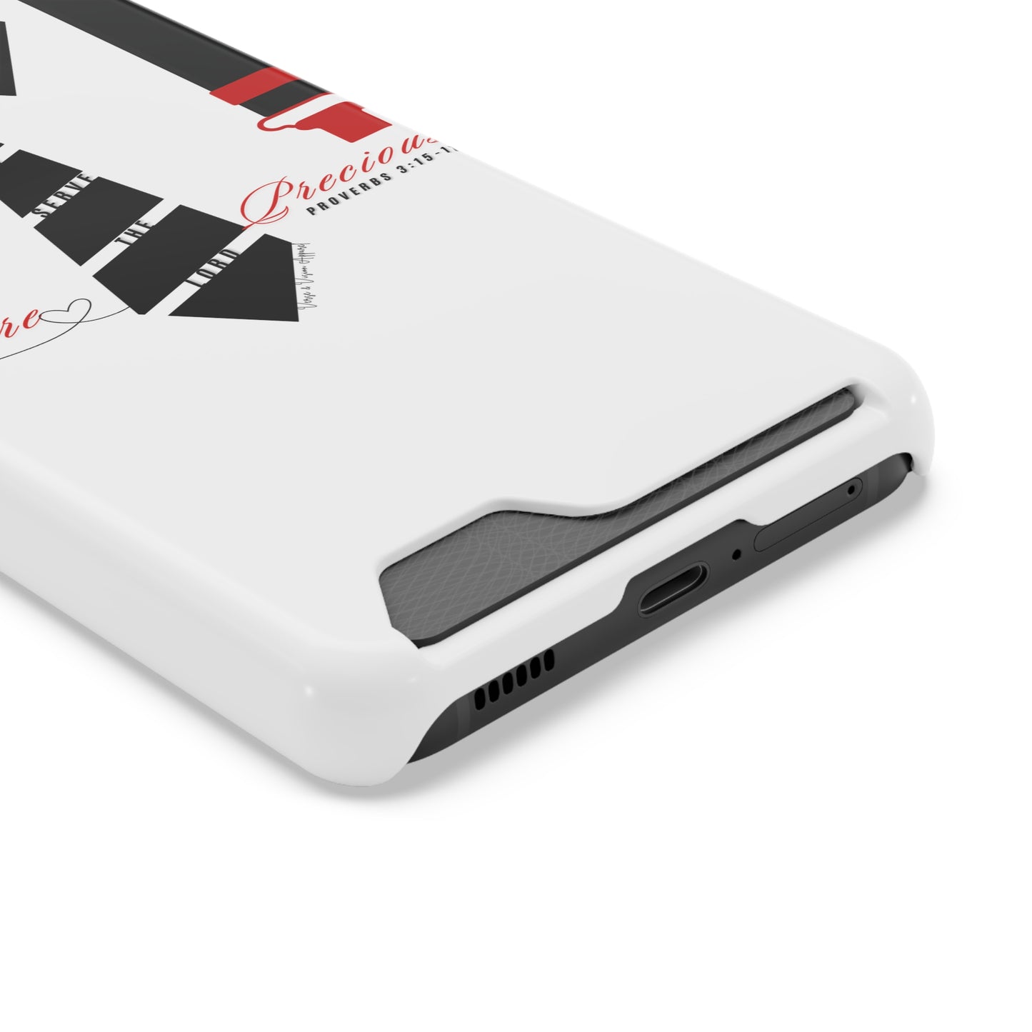 "Ruby, More Precious: Phone Case with Card Holder