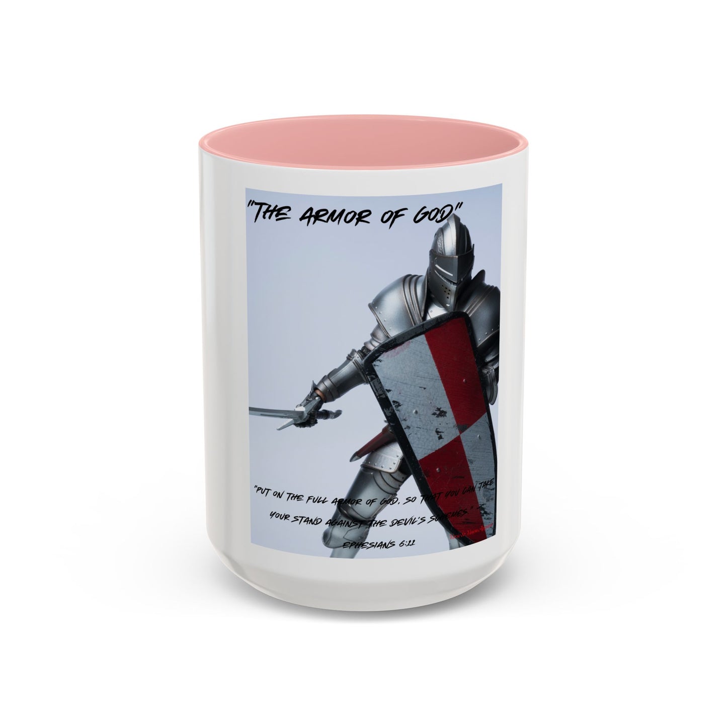 "Armor of God": Accent Coffee Mug (11, 15oz)
