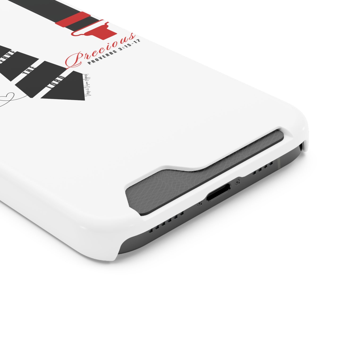 "Ruby, More Precious: Phone Case with Card Holder