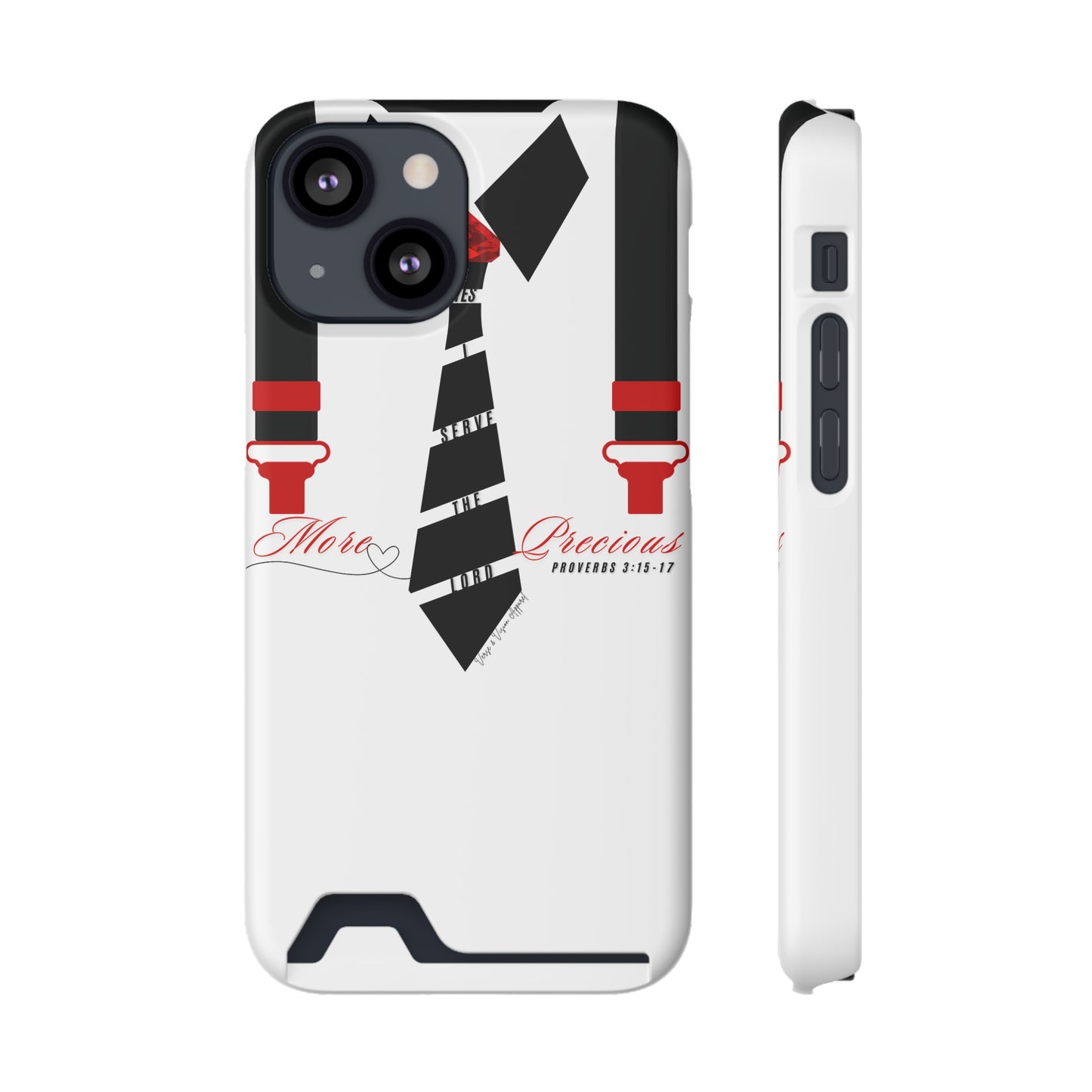 "Ruby, More Precious: Phone Case with Card Holder