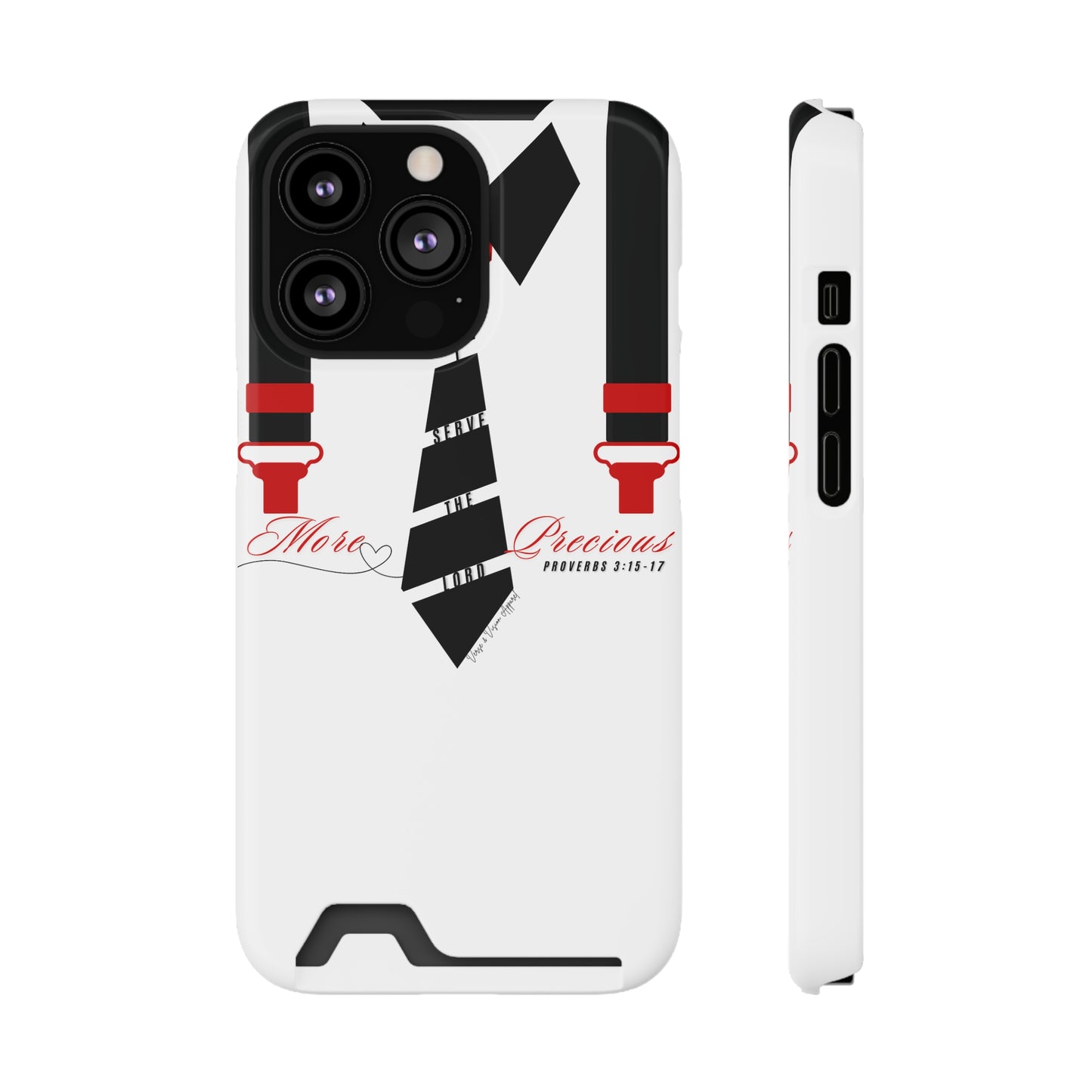 "Ruby, More Precious: Phone Case with Card Holder